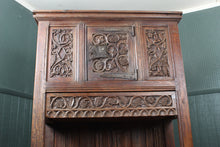 Load image into Gallery viewer, French Handcarved Oak Cupboard c.1880