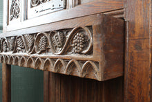 Load image into Gallery viewer, French Handcarved Oak Cupboard c.1880
