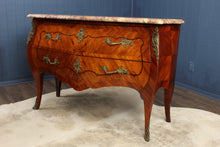 Load image into Gallery viewer, French Marble Top Bombe Chest c.1890