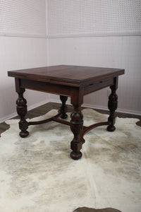 English Oak Drawleaf Table c.1900