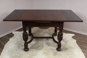 English Oak Drawleaf Table c.1900