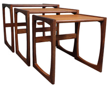 Load image into Gallery viewer, Midcentury GPlan Quadrille Nest of Tables c.1960