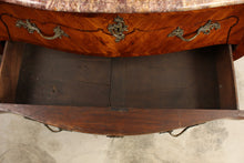 Load image into Gallery viewer, French Marble Top Bombe Chest c.1890