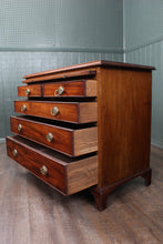Load image into Gallery viewer, Petite English Georgian Mahogany Chest c.1850