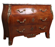 Load image into Gallery viewer, French Walnut Bombay Chest with Brass Ormolu c.1920