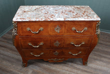 Load image into Gallery viewer, French Walnut Bombay Chest with Brass Ormolu c.1920