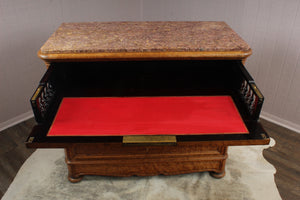 Superb French Marble Topped Secretaire c.1850