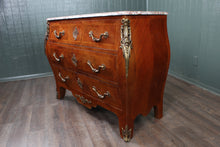 Load image into Gallery viewer, French Walnut Bombay Chest with Brass Ormolu c.1920