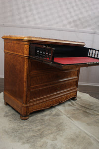 Superb French Marble Topped Secretaire c.1850