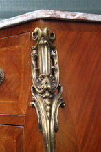 Load image into Gallery viewer, French Walnut Bombay Chest with Brass Ormolu c.1920