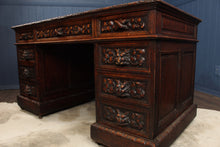 Load image into Gallery viewer, Handcarved European Oak Desk c.1890