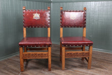 Load image into Gallery viewer, Pair of Leather English Chairs c.1900