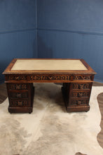 Load image into Gallery viewer, Handcarved European Oak Desk c.1890