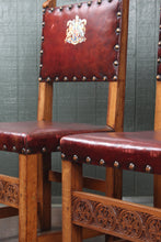 Load image into Gallery viewer, Pair of Leather English Chairs c.1900