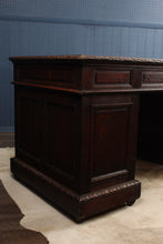 Load image into Gallery viewer, Handcarved European Oak Desk c.1890