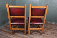 Load image into Gallery viewer, Pair of Leather English Chairs c.1900
