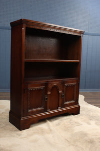 Petite English Oak Bookcase