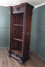 Load image into Gallery viewer, French Oak Bookcase c.1880