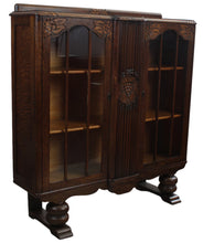 Load image into Gallery viewer, English Oak Art Deco Bookcase c.1930