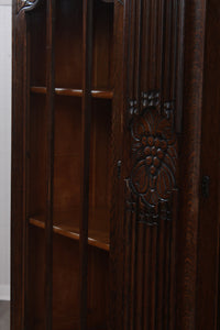 English Oak Art Deco Bookcase c.1930