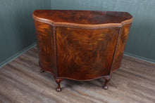 Load image into Gallery viewer, English Flame Mahogany Serpentine Cabinet c.1900