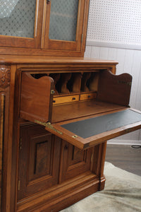 Walnut Secretaire c.1890