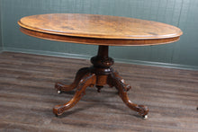 Load image into Gallery viewer, English Burl Walnut Loo Table c.1880