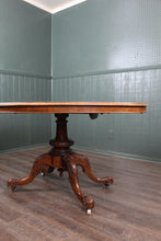 Load image into Gallery viewer, English Burl Walnut Loo Table c.1880