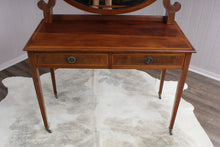 Load image into Gallery viewer, English Inlaid Mahogany Dressing Table c.1920