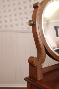 English Inlaid Mahogany Dressing Table c.1920