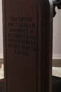 English Oak Kneeler c.1912