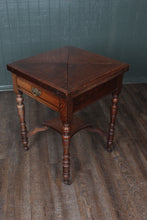 Load image into Gallery viewer, English Oak Envelope Games Table c.1900