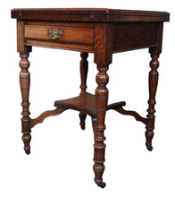 Load image into Gallery viewer, English Oak Envelope Games Table c.1900