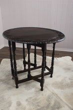 Load image into Gallery viewer, English Carved Oak Occasional Table c.1900