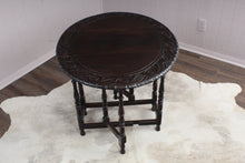 Load image into Gallery viewer, English Carved Oak Occasional Table c.1900