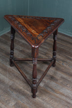 Load image into Gallery viewer, English Carved Oak Occasional Table c.1900
