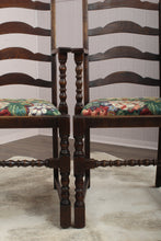 Load image into Gallery viewer, English Oak Pair of Captains Chairs