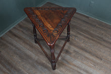 Load image into Gallery viewer, English Carved Oak Occasional Table c.1900