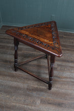 Load image into Gallery viewer, English Carved Oak Occasional Table c.1900