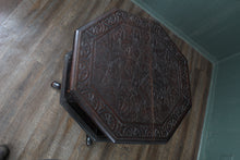 Load image into Gallery viewer, English Carved Oak Revolving Bookcase c.1900