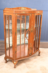 English Chinoiserie Display Cabinet c.1910 - The Barn Antiques