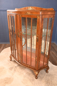 English Chinoiserie Display Cabinet c.1910 - The Barn Antiques