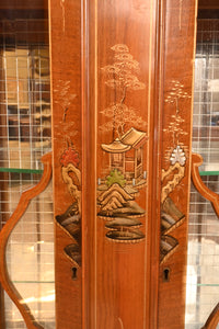 English Chinoiserie Display Cabinet c.1910 - The Barn Antiques