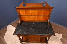 Load image into Gallery viewer, Victorian English Oak Washstand c.1900 - The Barn Antiques