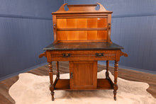 Load image into Gallery viewer, Victorian English Oak Washstand c.1900 - The Barn Antiques