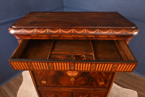 Inlaid Mahogany French Escritoire c.1840 - The Barn Antiques