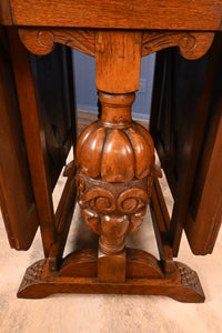 English Oak Dropleaf Table c.1940 - The Barn Antiques