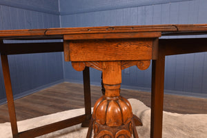 English Oak Dropleaf Table c.1940 - The Barn Antiques