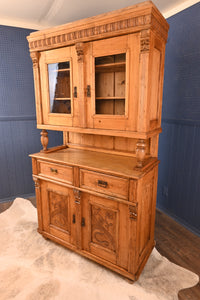 English Pine Cupboard early 1800s - The Barn Antiques