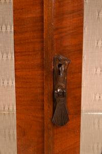 English Walnut Display Cabinet c.1910 - The Barn Antiques